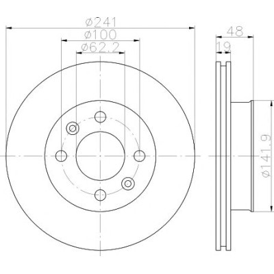 Kočioni disk TEXTAR 92134103