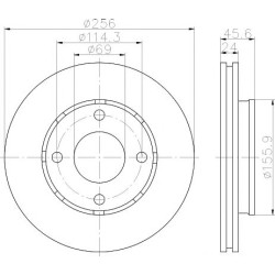 Kočioni disk TEXTAR 92134803