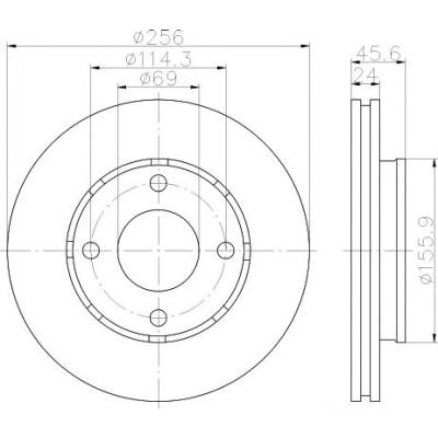 Kočioni disk TEXTAR 92134803