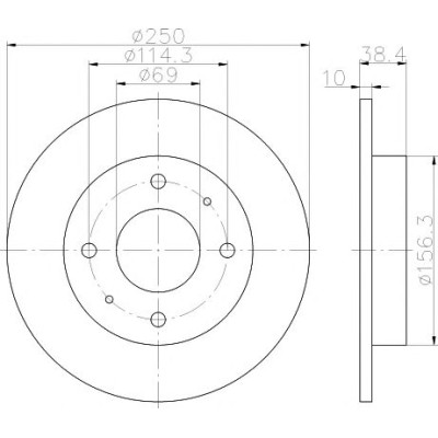 Kočioni disk TEXTAR 92134903