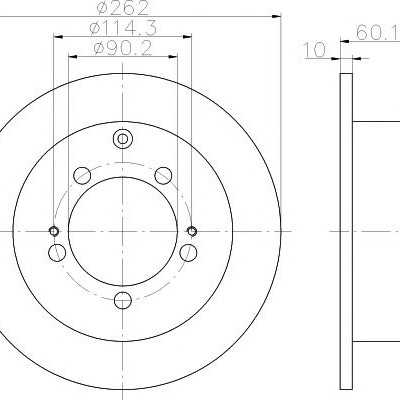 Kočioni disk TEXTAR 92136103
