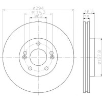 Kočioni disk TEXTAR 92136403