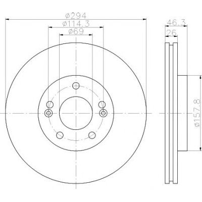 Kočioni disk TEXTAR 92136403