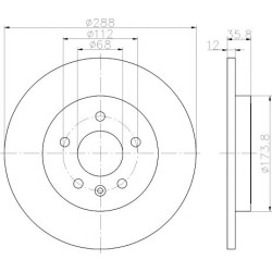 Kočioni disk TEXTAR 92137003