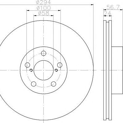 Kočioni disk TEXTAR 92139500