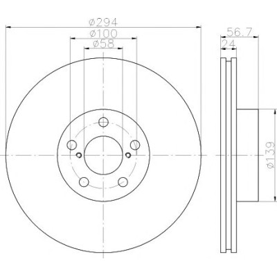 Kočioni disk TEXTAR 92139500
