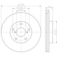 Kočioni disk TEXTAR 92139703