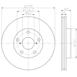 Kočioni disk TEXTAR 92139703