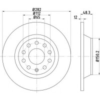 Kočioni disk TEXTAR 92140803