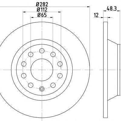 Kočioni disk TEXTAR 92140803
