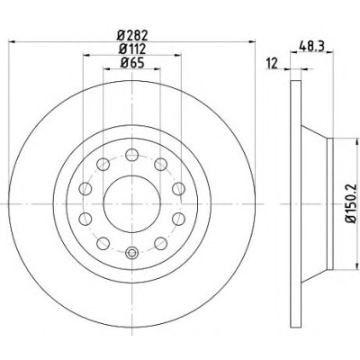 Kočioni disk TEXTAR 92140803