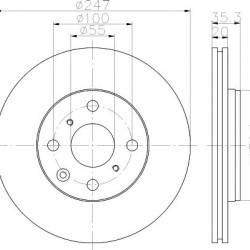 Kočioni disk TEXTAR 92141903