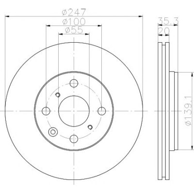 Kočioni disk TEXTAR 92141903