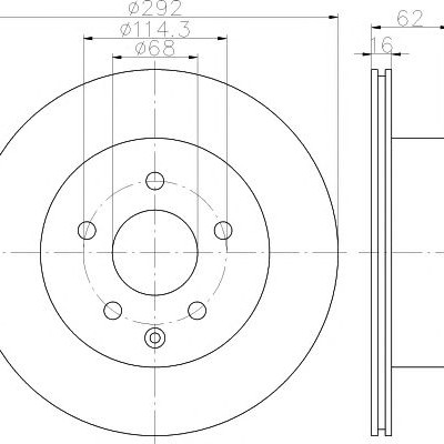 Kočioni disk TEXTAR 92144003