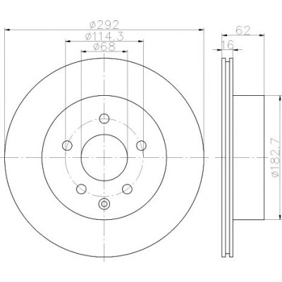 Kočioni disk TEXTAR 92144003