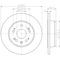Kočioni disk TEXTAR 92144500