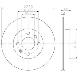 Kočioni disk TEXTAR 92144700