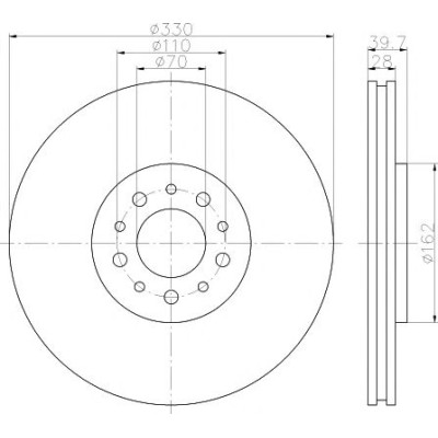 Kočioni disk TEXTAR 92145103