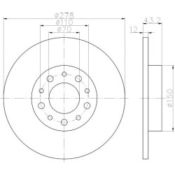 Kočioni disk TEXTAR 92145203