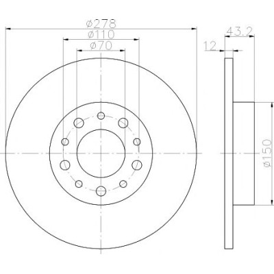 Kočioni disk TEXTAR 92145203