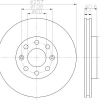 Kočioni disk TEXTAR 92145703