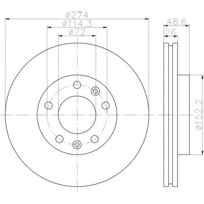 Kočioni disk TEXTAR 92146900