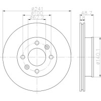 Kočioni disk TEXTAR 92147103