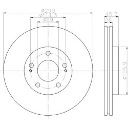Kočioni disk TEXTAR 92148303