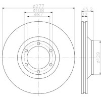 Kočioni disk TEXTAR 92149400