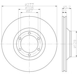 Kočioni disk TEXTAR 92149400