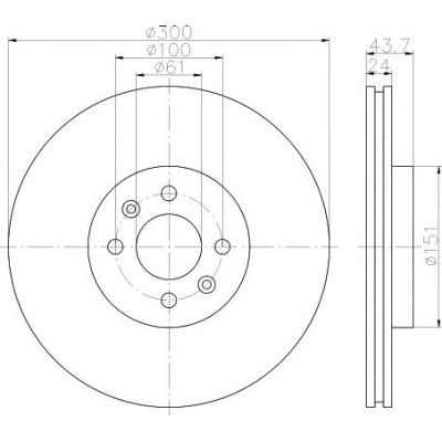 Kočioni disk TEXTAR 92149503