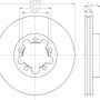 Kočioni disk TEXTAR 92151803