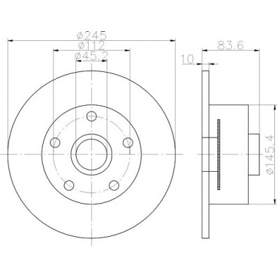 Kočioni disk TEXTAR 92154303