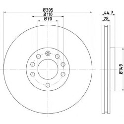 Kočioni disk TEXTAR 92155403