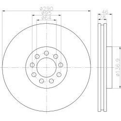 Kočioni disk TEXTAR 92155700