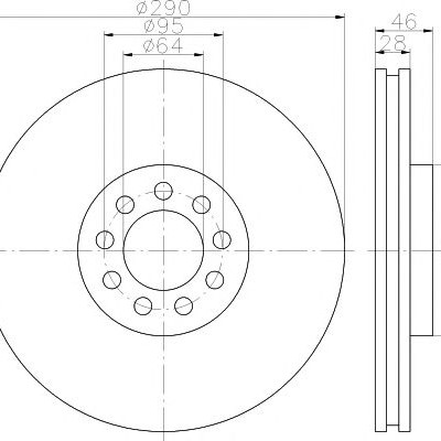 Kočioni disk TEXTAR 92155700