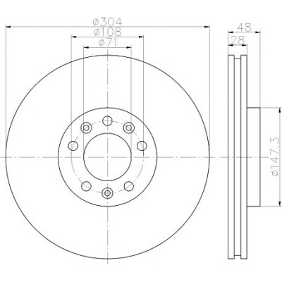 Kočioni disk TEXTAR 92157003