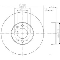Kočioni disk TEXTAR 92157100