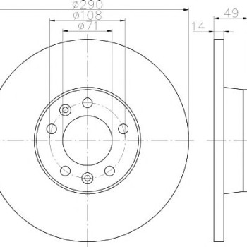 Kočioni disk TEXTAR 92157100