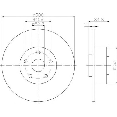 Kočioni disk TEXTAR 92159800