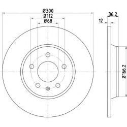 Kočioni disk TEXTAR 92160103