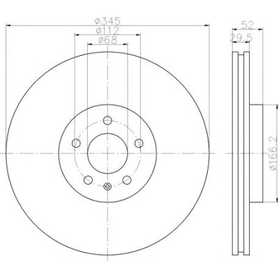 Kočioni disk TEXTAR 92160203
