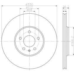 Kočioni disk TEXTAR 92160303