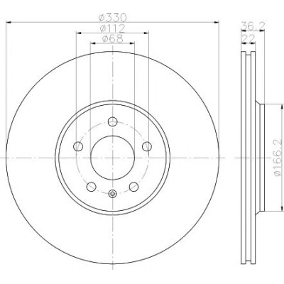 Kočioni disk TEXTAR 92160303