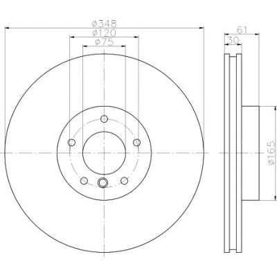 Kočioni disk TEXTAR 92160905