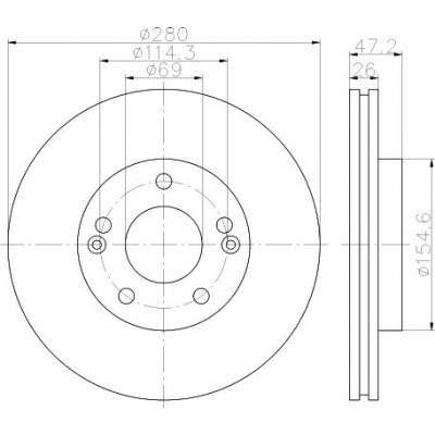 Kočioni disk TEXTAR 92161603