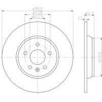 Kočioni disk TEXTAR 92162903