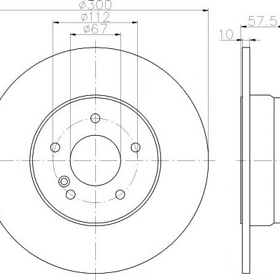 Kočioni disk TEXTAR 92163303