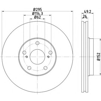Kočioni disk TEXTAR 92163900