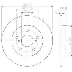 Kočioni disk TEXTAR 92164003